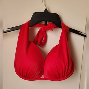 Venus Swimwear top in Red D cup